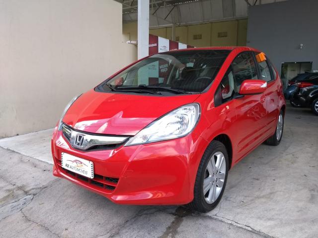 Honda 2014 Fit ex 1.5 Automatico Direcao Eletrica completo vermelho 2014
