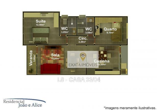 Lançamento! casas lineares independentes a 150m da rodovia, jardim mariléa, rio das ostras - Foto 13