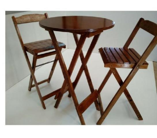 Conjunto de Mesa Bistrô Dobrável - Foto 2