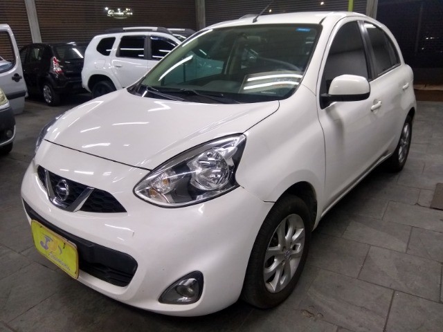 NISSAN MARCH SV 1.6 16V FLEX COMPLETO 2016 BRANCO