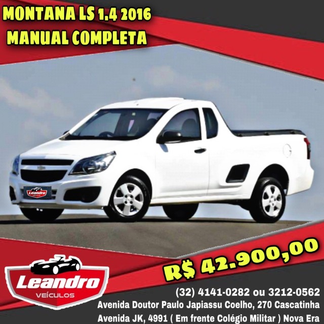 MONTANA LS 1.4 2016 MANUAL FLEX COMPLETA