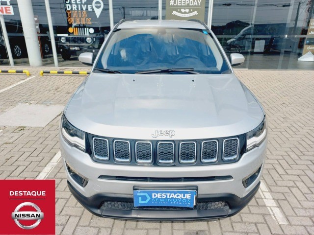 JEEP COMPASS LONGITUDE AUTOMÁTICO 2017 PRATA