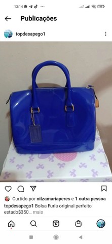 furla purple bolsa