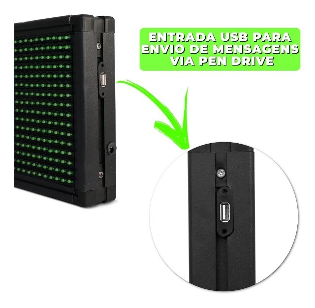 Oferta! Painel Letreiro Led 1,30 Metro - Foto 4