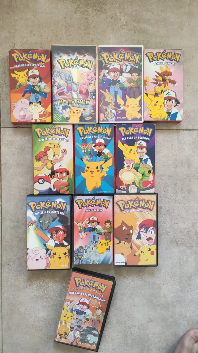 Pokémon O Filme Mewtwo X Mew Vhs Original Dublado