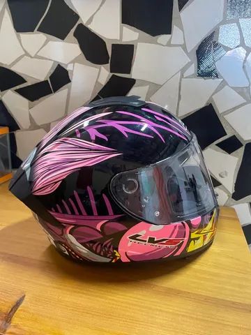 Capacete LVS com viseira dupla - Foto 4
