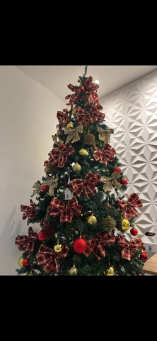 Árvore de natal completa 2,40 metros - Objetos de decoração - Jordão,  Recife 1142720730 | OLX