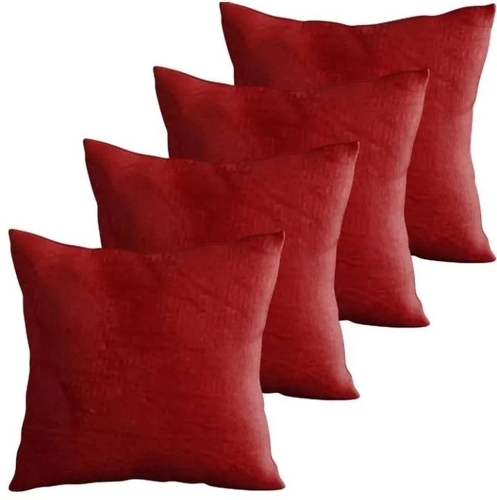 kit 10 capa almofada 45x45 suede natalina<br>vermelho natal decorativa atacado festa - Foto 4