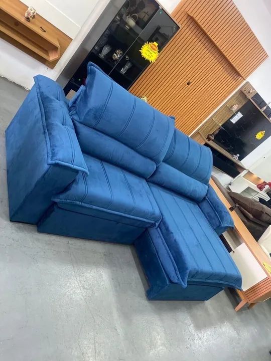 Mega promoção! Sofá Retrátil e Reclinável Modelo 0011 240cm - Foto 3