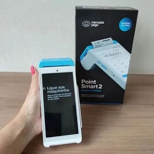 Máquina de Cartão Smart Tela Touch Screen 4G - 4 Bobinas - Catálogo de Loja