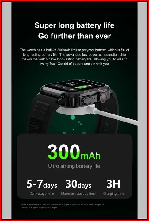 Relógio Smartwatch p/ Diabéticos Mede Glicose do Sangue. Novo na caixa 1001 funções.  - Foto 5