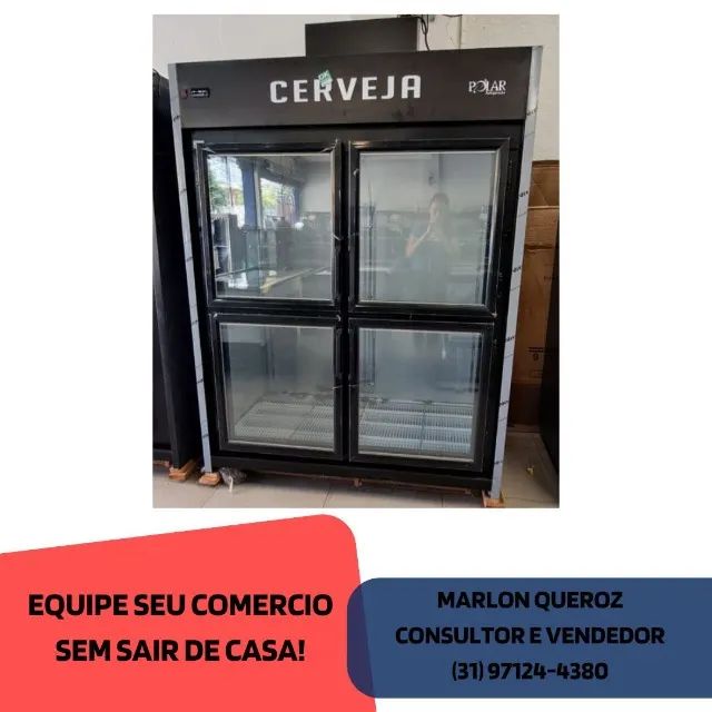Cervejeiro Porta de Vidro Polar  Industrial