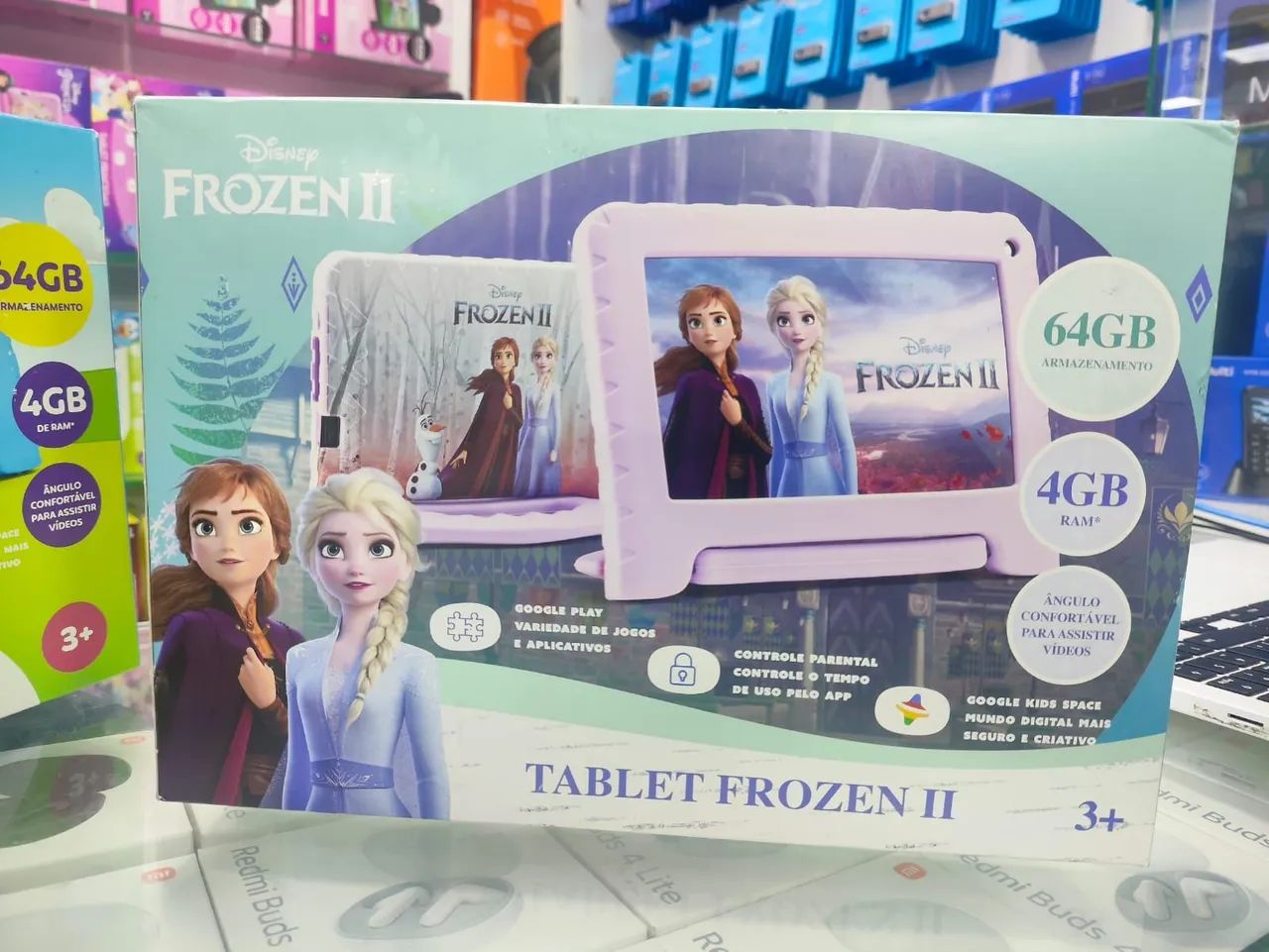 Tablet infantil Multilaser 64/4GB com capa.Novo.Lacrado.Com garantia e pronta entrega.