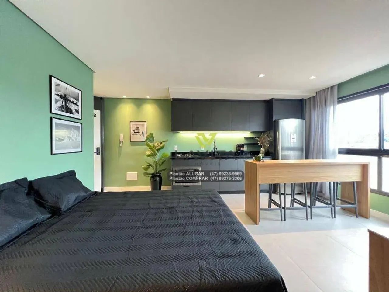 Apartamento Loft Studio, MOBILIADO, à venda - Res. Carbono Concept Lofts - Bairro Centro - - Foto 3