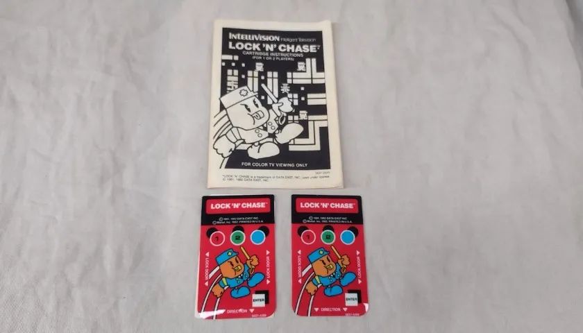Lock N' Chase - Cartucho Original Completo P/ Intellivision - Foto 3