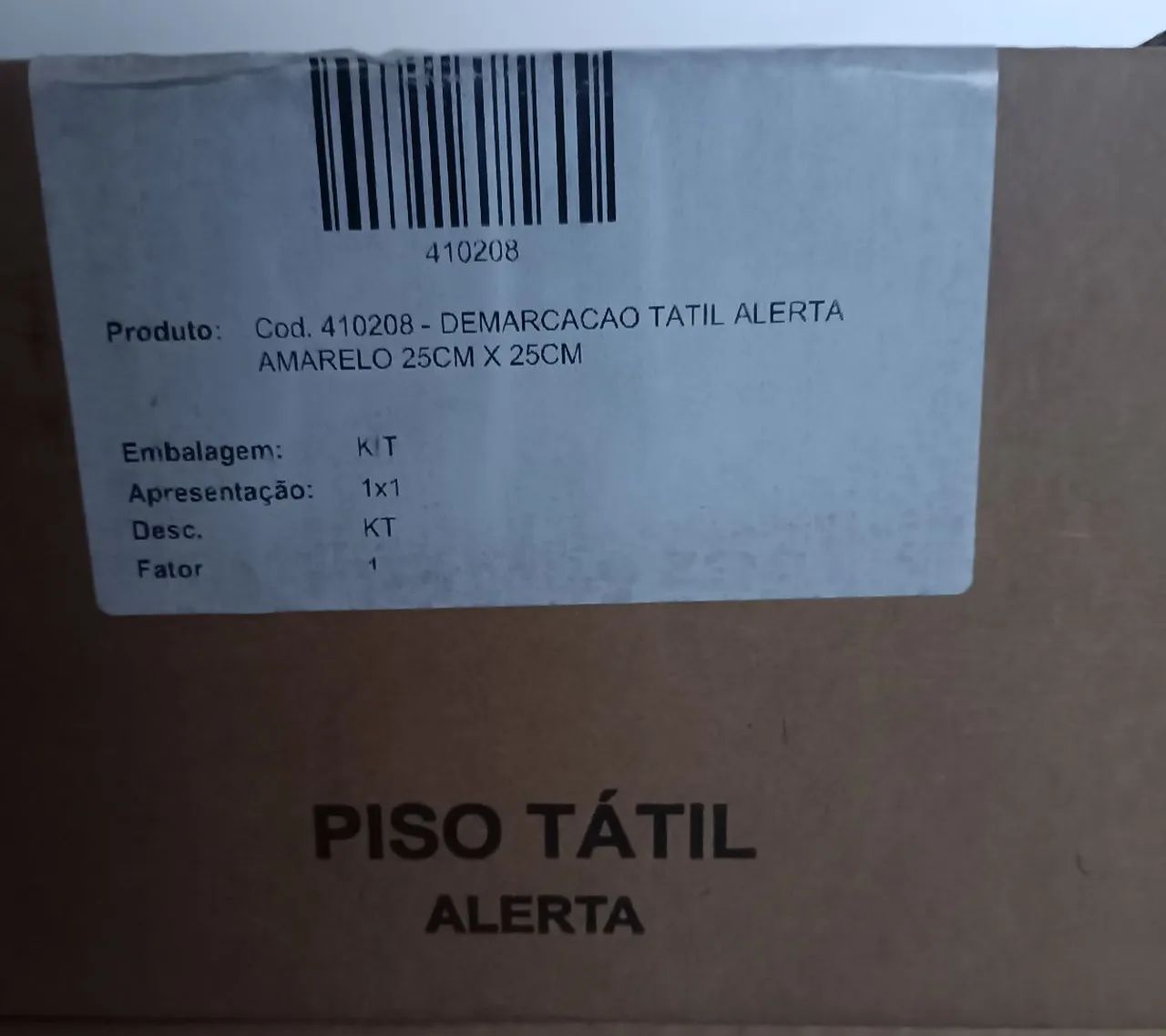 Piso Tátil Alerta PVC  - Foto 2