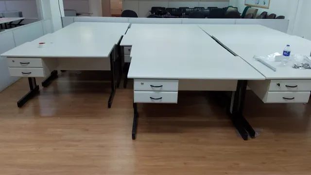mesa escritório a partir de 250,00 sem gaveta - Foto 4
