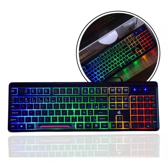Teclado Semi Mecânico Knup KP-TE130 RGB - WZetta - Foto 5