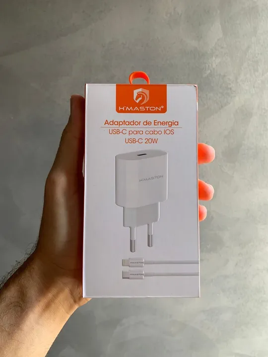 Adaptador de Energia USB-C para cabo IOS 20W H'MASTON