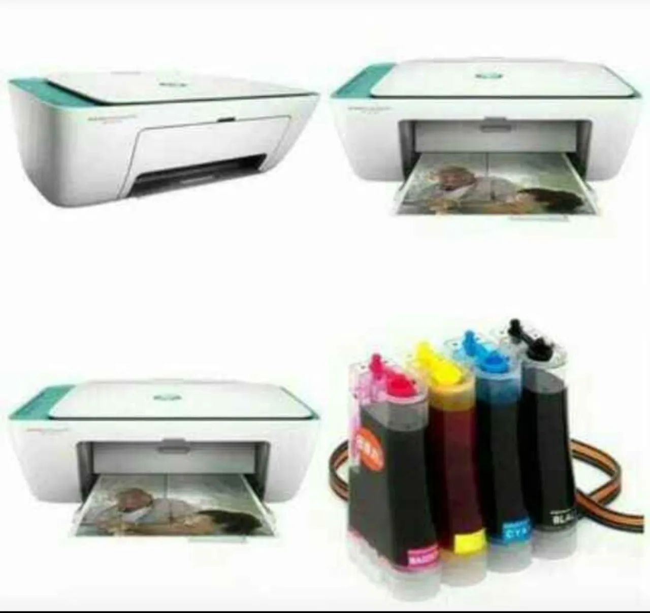 Impressora Multifuncional HP com wi-fi e bulk Ink 
