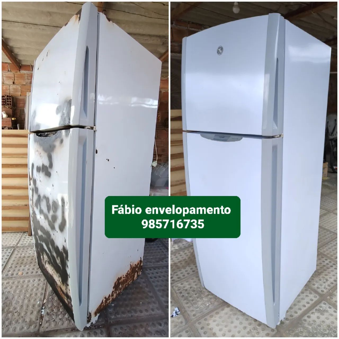 Serviço de envelopamento para geladeira. - Foto 3
