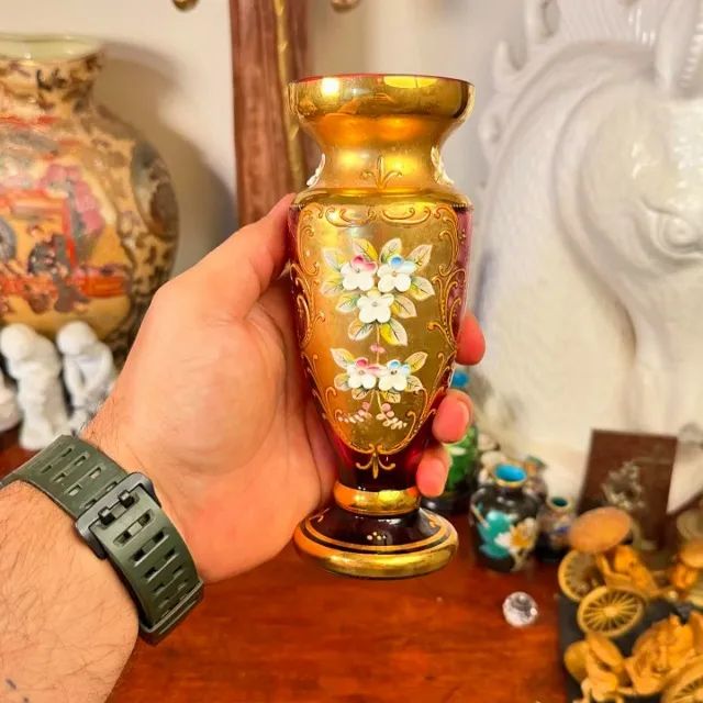 Pequeno vaso veneziano Rubi - Foto 4