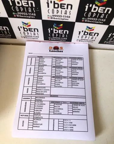 Bloco de pedido ou recibo  - Foto 4