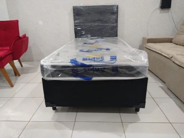 Cama Box solteiro+ colchão de espuma  - Foto 2