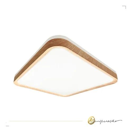 Luminária Plafon Sobrepor Space Preto Led 3 Em 1 Moderno 24w 40CM 3000/4000/6500K