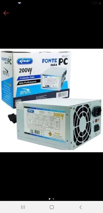 fonte para pc modelo kp- 517 200w