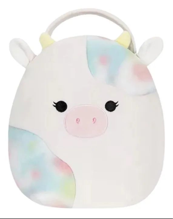 Squishmallows Candes- Pelúcia de Vaca (balde)