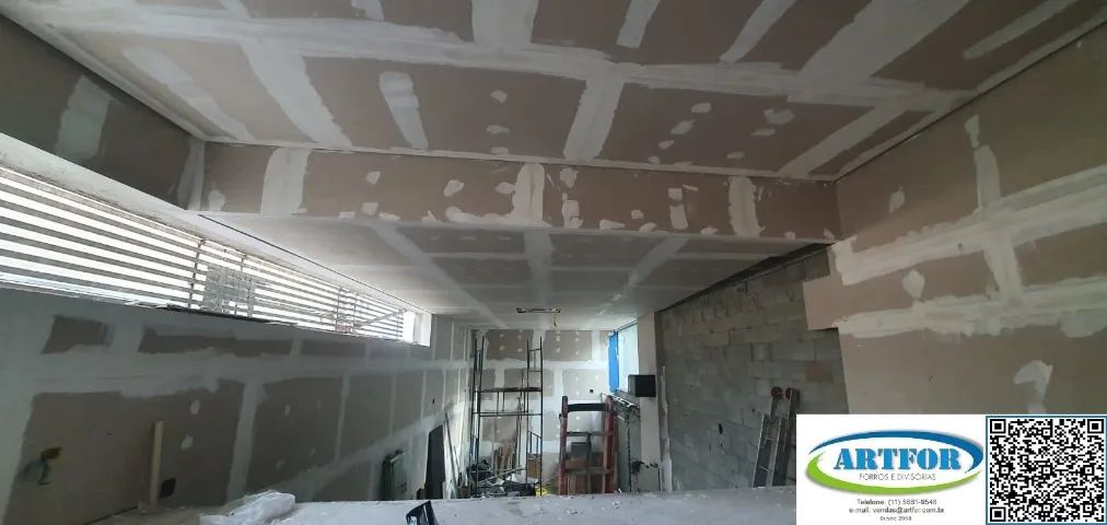 Dry Wall, Forro Gesso, Divisórias Gesso, Teto Gesso, Paredes Gesso - Artfor - Foto 6