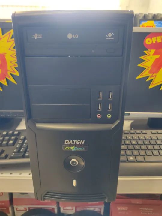 Computador Completo monitor 17 polegadas CPU Pentium 4gb 320 HD  - Foto 2