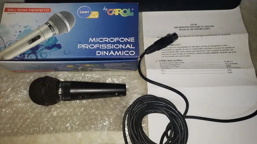 Microfone profissional dinamico MUD-515