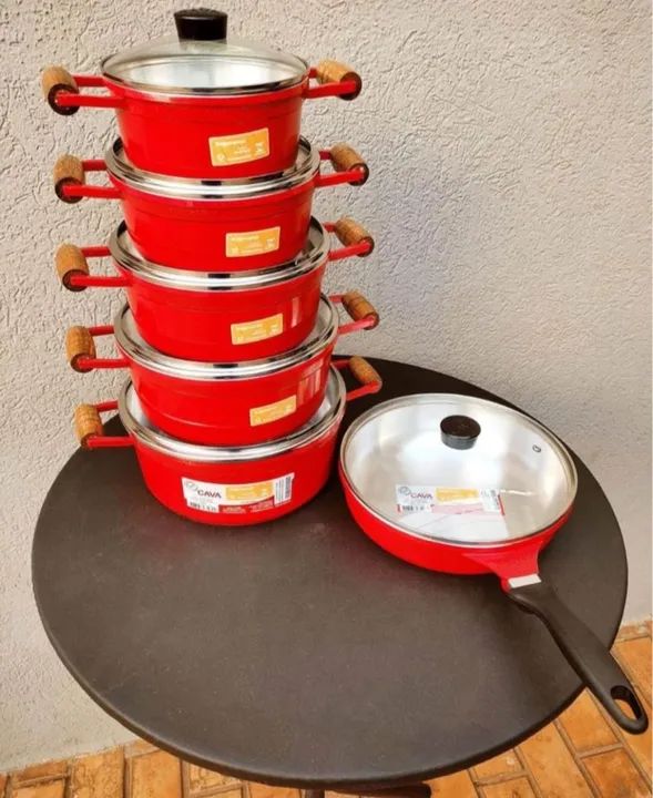 Conjunto de panela cava  - Foto 4