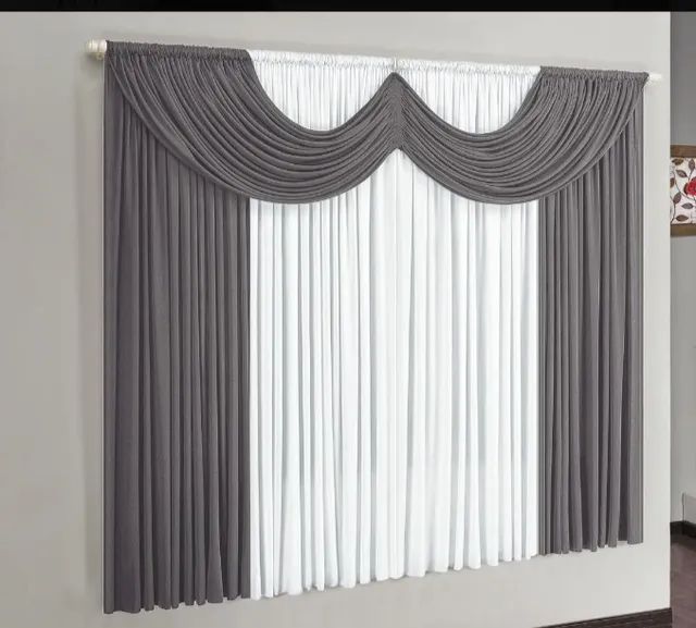 Cortinas tecido malha gel com bando Apartir 79,90 - Foto 4