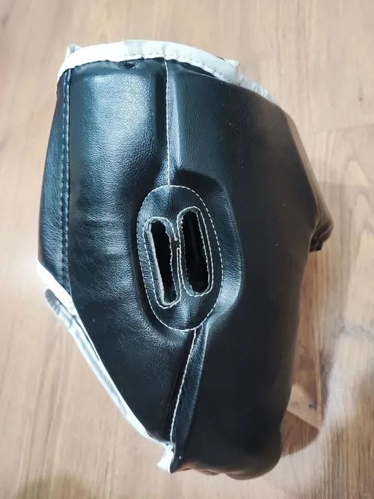 Capacete Boxe Muay Thai Protetor de Cabeça MMA Gorilla - Preto - Foto 3