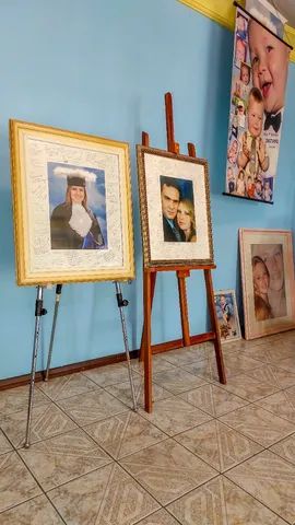 Cavalete de madeira e de de inóx para Quadro Presença e Pintura. Leia o anúncio - Foto 5