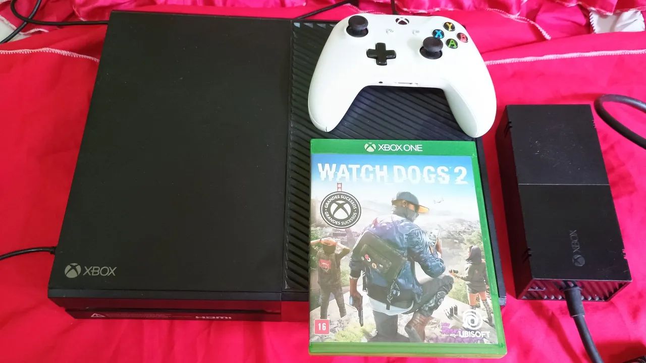 XBOX ONE COMPLETO TUDO FUNCIONANDO GARANTIA 90 DIAS.. - Foto 2