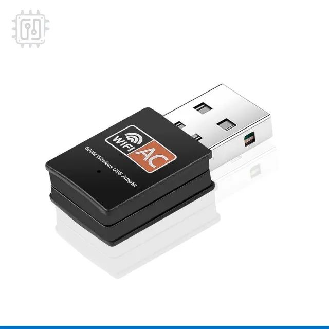 Adaptador USB de Rede Wifi Receptor Wireless Sem Fio 2.4Ghz 5.0Ghz Dual Band AC 5G - Foto 5