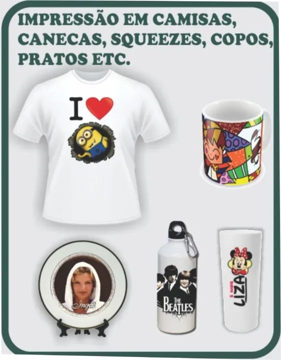 Camisas Personalizadas - Sublimação ou em DTF - Foto 4