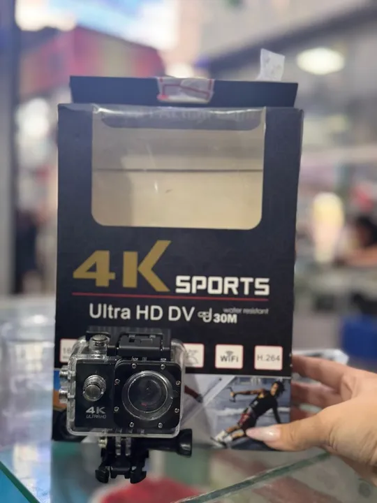 camera 4K para capacete