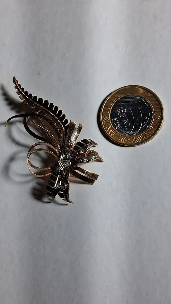 Broche antigo vintage  - Foto 5