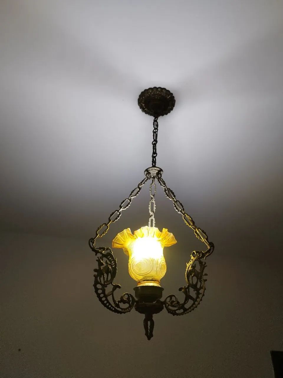 Lustre pendente antigo - Foto 3