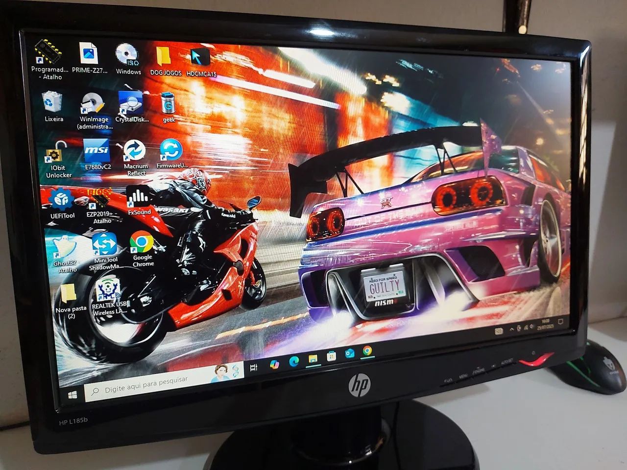 Monitor HP 19 polegadas widescreen. Novinho  - Foto 3