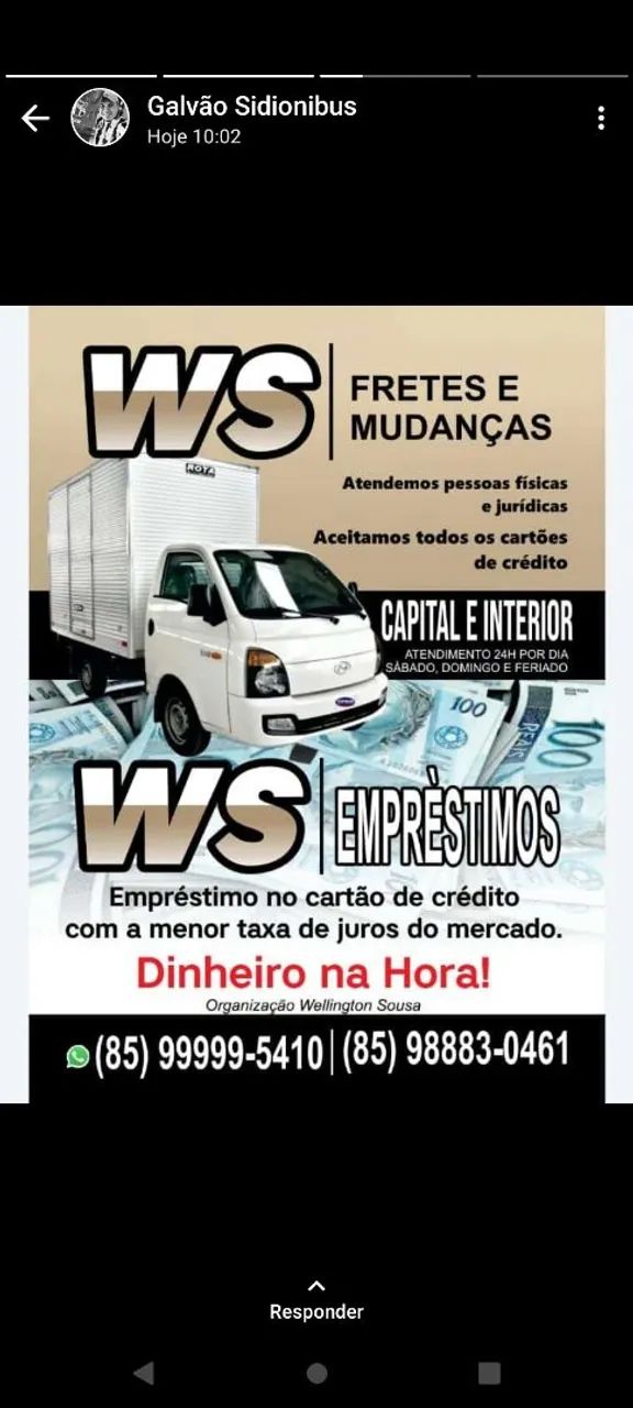 WS fretes e mudanças  - Foto 3