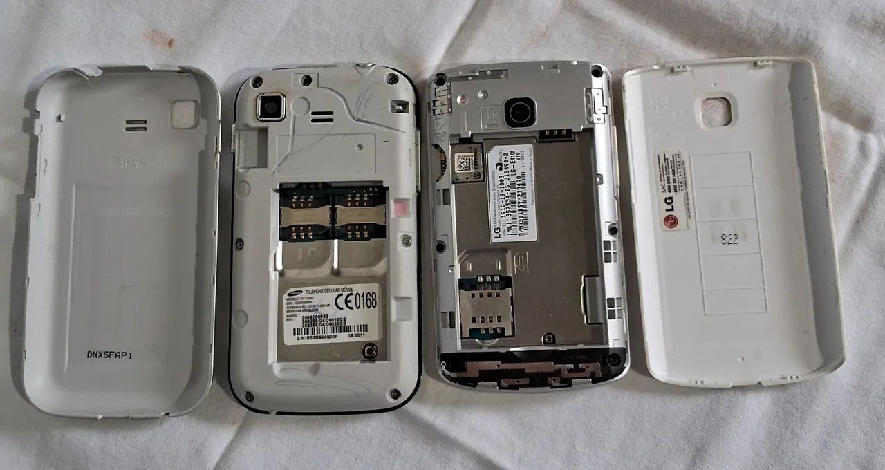 Dois celulares, Samsung e LG, para retirada de peças - Foto 3