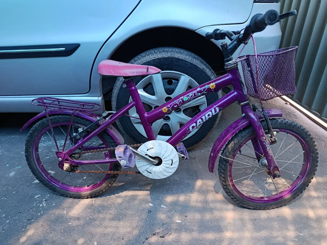 Bicicleta Infantil Roxa CAIDU