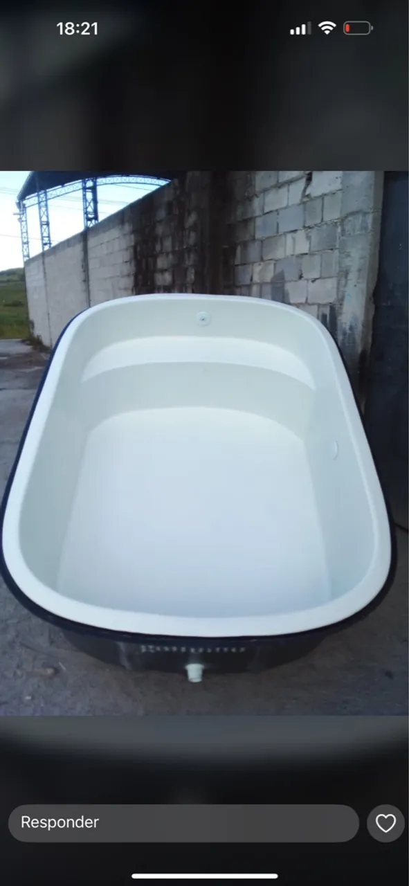 Piscina de fibra direto da fábrica por 1.400 a vista