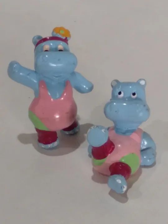 2 Hipopótamos coleção Kinder Ovo anos 90 - Foto 2